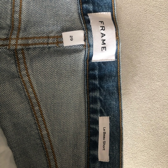 FRAME Le Beau denim shorts. NWT. - Picture 6 of 6